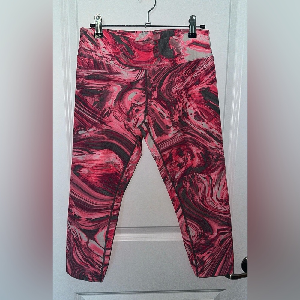 Calvin Klein Performance Women's Sz Medium Capri Running Leggings Pants